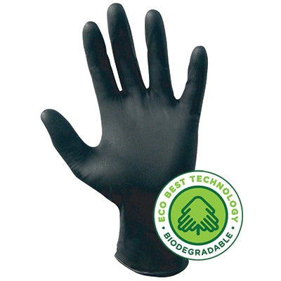 Showa 6112PFL | N-DEX 6112PF Biodegradable Nitrile Gloves Powder-Free, 100 Gloves/Box, Large