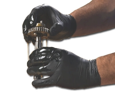 Showa 7700PFTS | N-DEX Nighthawk Nitrile Gloves Powder-Free, 4 mil, Small, 50 Gloves/Box