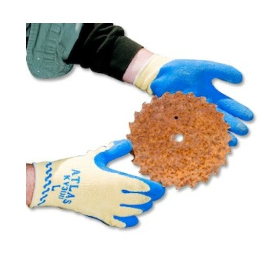 Showa KV300L-09 | Atlas KV300 Gloves Kevlar, Latex Coated, Large