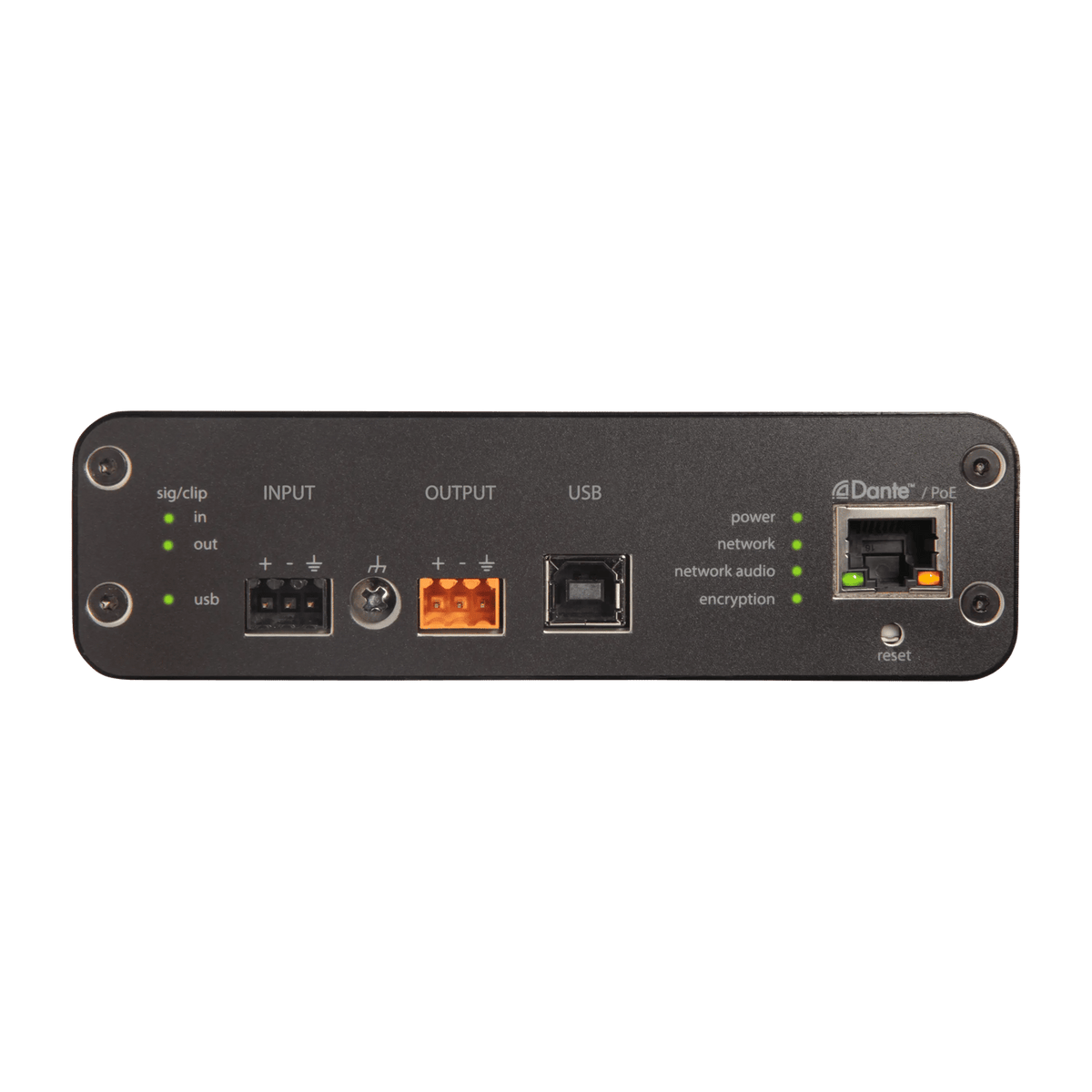 Shure Bros ANIUSB-MATRIX | 4Ch In/2Ch Out USB Matrix Mix, DNTE, Block