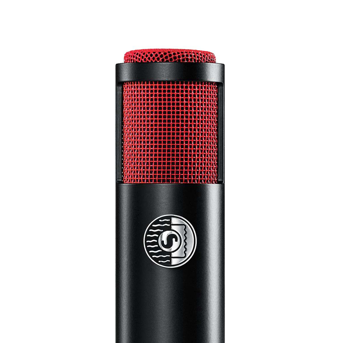 Shure Bros KSM313/NE | Roswellite Ribbon Mic, Black/Red