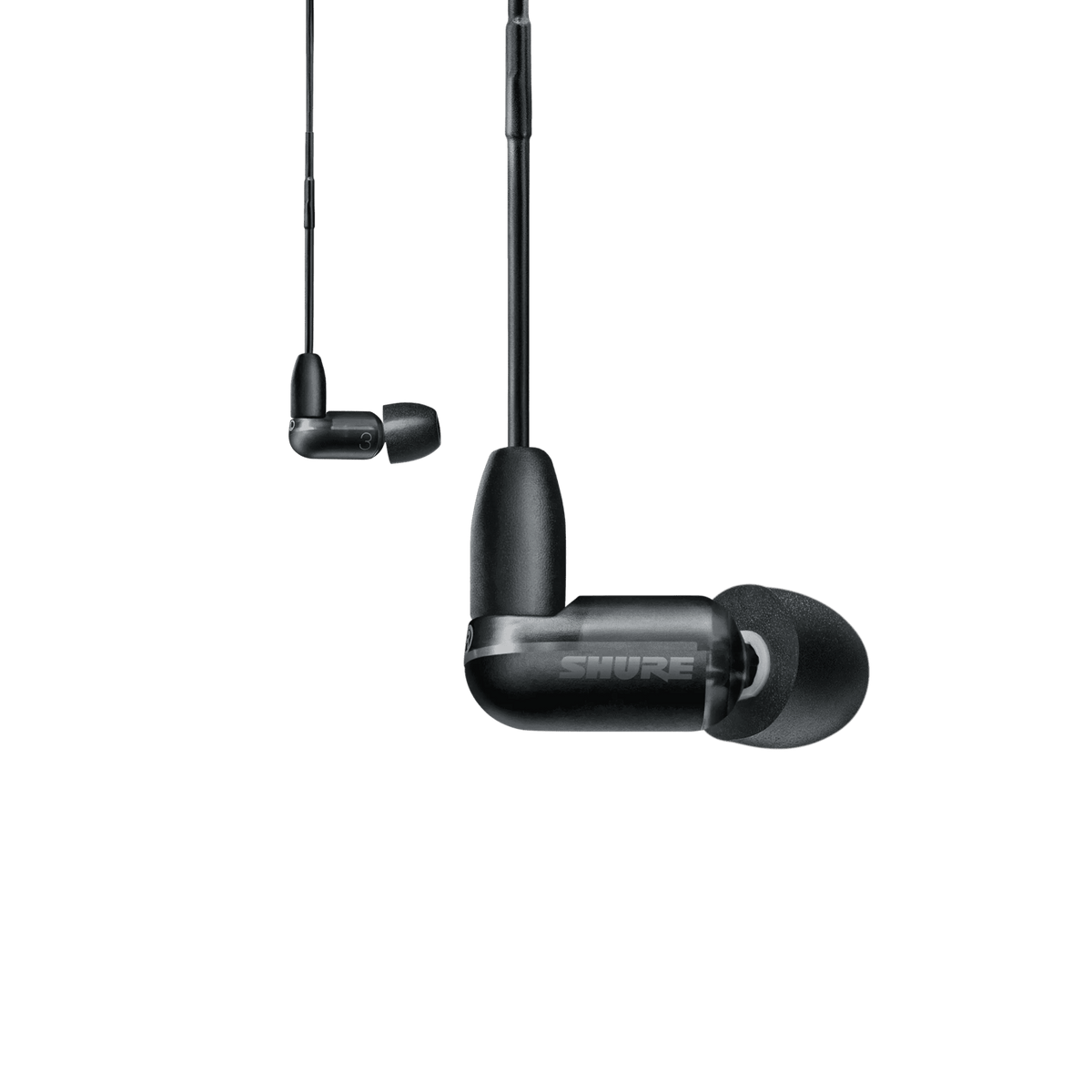 Shure Bros SE31BABKUNI | 1Ba Earphone, Black with -UNI