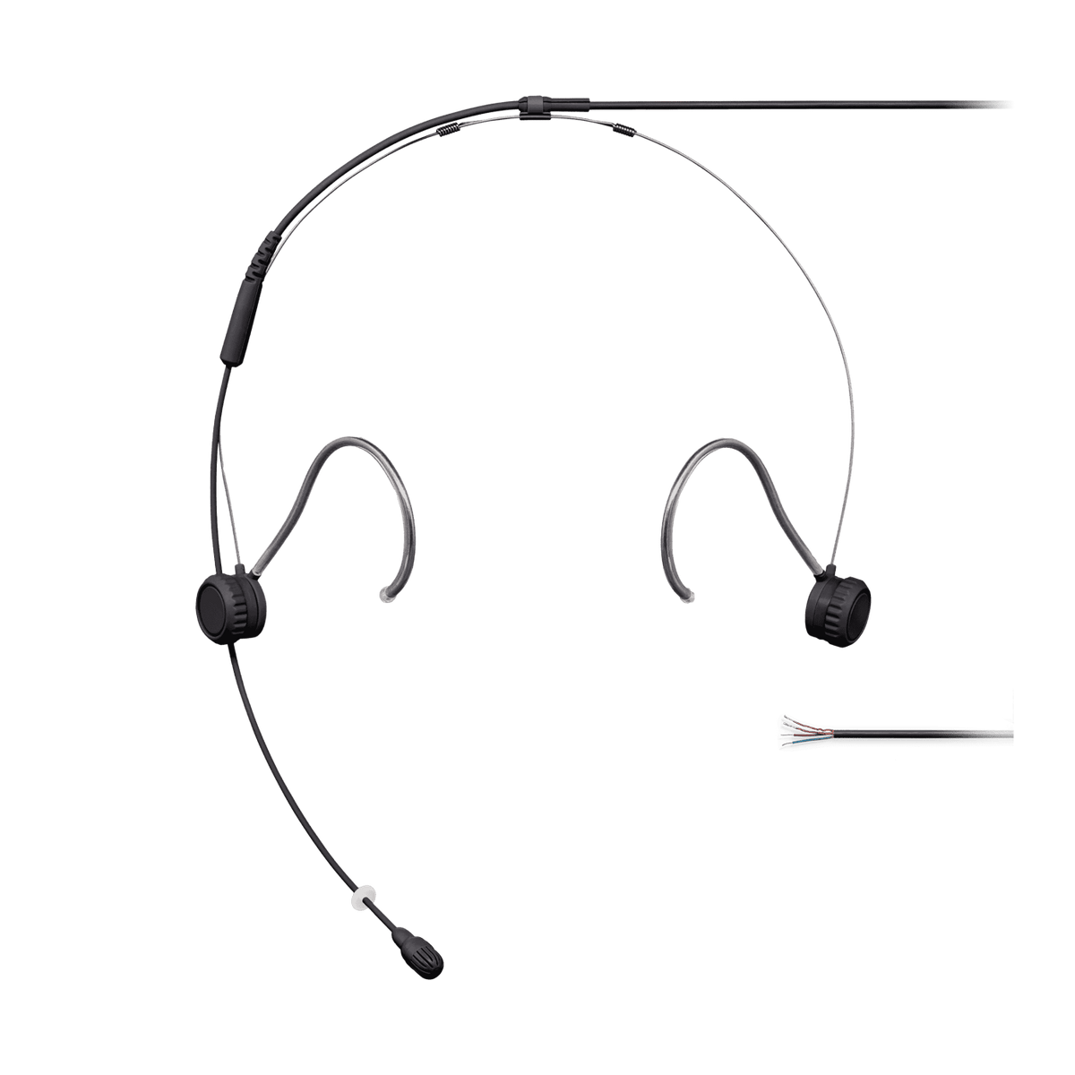 Shure Bros TH53B/O-NC | Omni Headset, No Conn, Black
