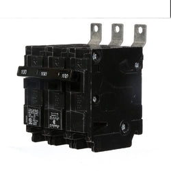 Siemens US2:B3100 | Molded Case Circuit Breaker, Common Trip, Thermal Magnetic, Low Voltage, Panelboard Mount, 3 Pole, 240 Volt AC, 100A