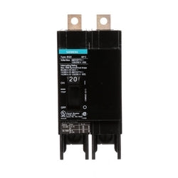 Siemens US2:BQD220 | Molded Case Circuit Breaker, Thermal Magnetic, Panelboard Mount, 2 Pole, 480 Star/277 Volt AC, 50/60 Hertz, 125/250 Volt DC, 20A