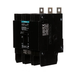 Siemens US2:BQD325 | Molded Case Circuit Breaker, Thermal Magnetic, Panelboard Mount, 3 Pole, 480 Star/277 Volt AC, 50/60 Hertz, 25A