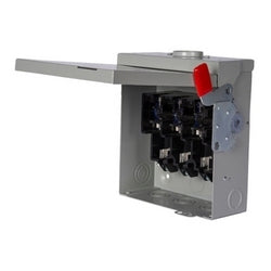 Siemens US2:GF324N | Safety Switch, Fusible, Solid Neutral, General Duty, 240 Volt AC, 250 Volt DC, 200A, 25 HP at 3 Phase, 3 Wire, 3 Pole