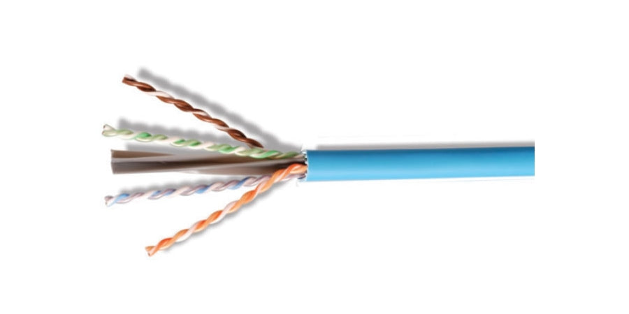 Siemon Company 9C6R4-A5-06AR1A | Cable, 4 Pair, U/UTP - Unshielded Twisted Pair, Length 100 ft., Solid, 23 AWG, Blue