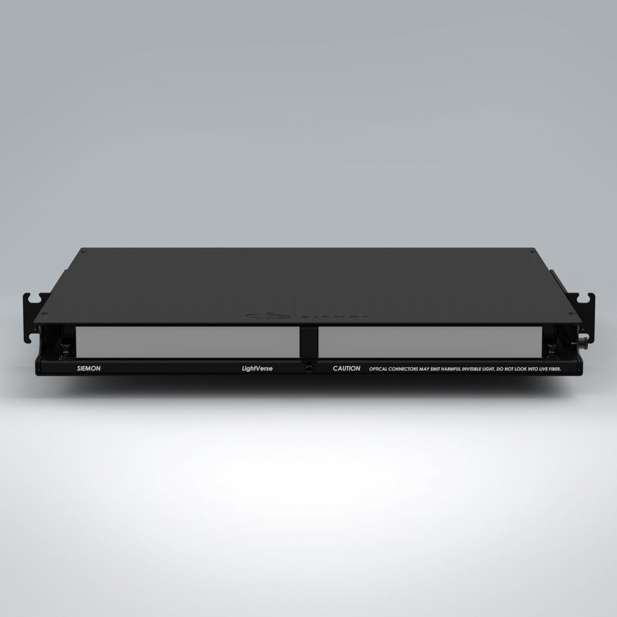 Siemon Company LVE-1U-MD-T01A | Fiber Enclosure, Rack-Mount, 1U Rack Units, Black Housing, Cold Rolled Steel, 14 to 140 F