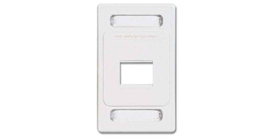 Siemon Company MX-FP-S-02-20 | Faceplate, 1Gang, 2Port, Ivory