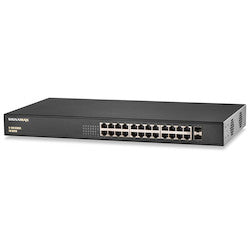 Signamax FO-SC10010 | C-100 24 Port Gigabit PoE+ Switch with 2 SFP Ports