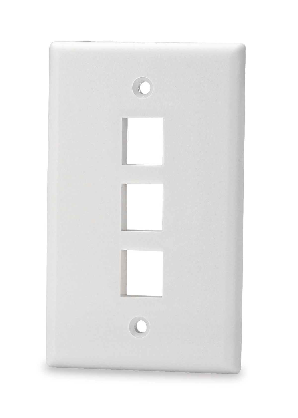 Signamax SKF-3-WH | Faceplate, 3-Port, 1-Gang, Thermoplastic, White