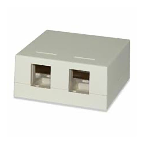 Signamax SMKL-2-WH | Multimedia Box, White, High Impact Thermoplastic, Surface Mount