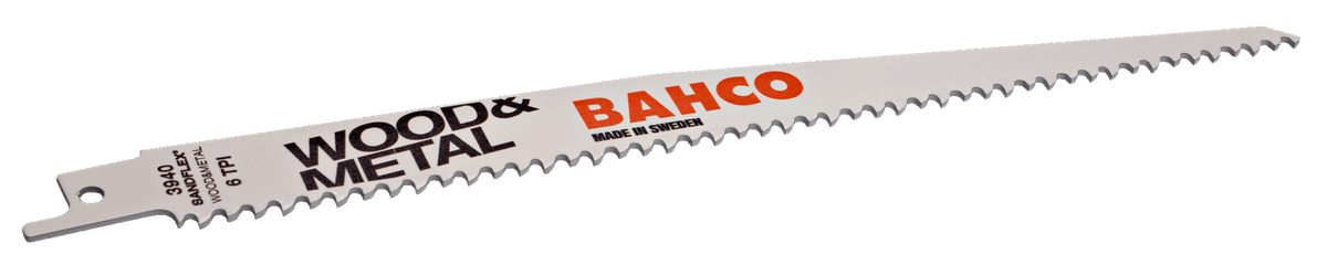 Williams 3940-300-8/12-SL-5P | Sandflex Bi-Metal Sabre Sawblade for Wood and Metal 8/12 TPI 300 mm - 5 Pcs/Retail Pack
