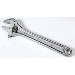 Williams 8075 RC US | 13 mm Standard Central Nut Adjustable Wrench with Chrome Finish 110 mm