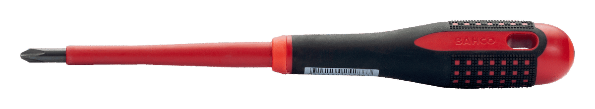 Williams BE-8610S | Bahco BE-8610S - ERGO VDE Insulated Phillips Screwdriver with 3-Component Handle PH1 x 27 mm x 80 mm