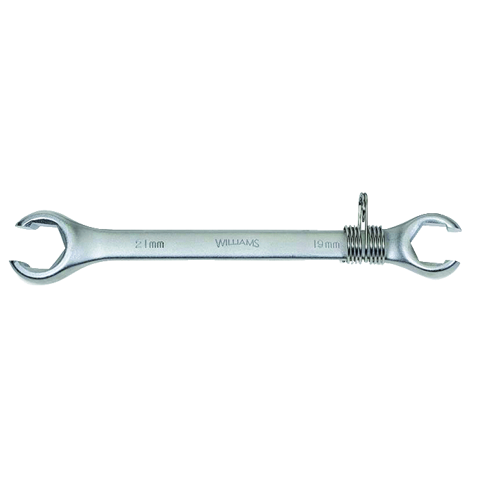Williams JHW10650-TH | Double Head Flare Nut Wrench, 9 × 11 with Safety Coil