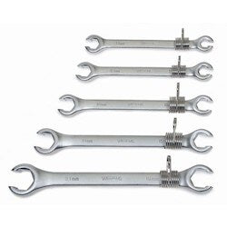 Williams JHW10654-TH | Double Head Flare Nut Wrench, 13 × 14 with Safety Coil