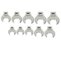 Williams JHW10792 | 10 Piece 3/8 Drive Metric Open End Crowfoot Wrench Set