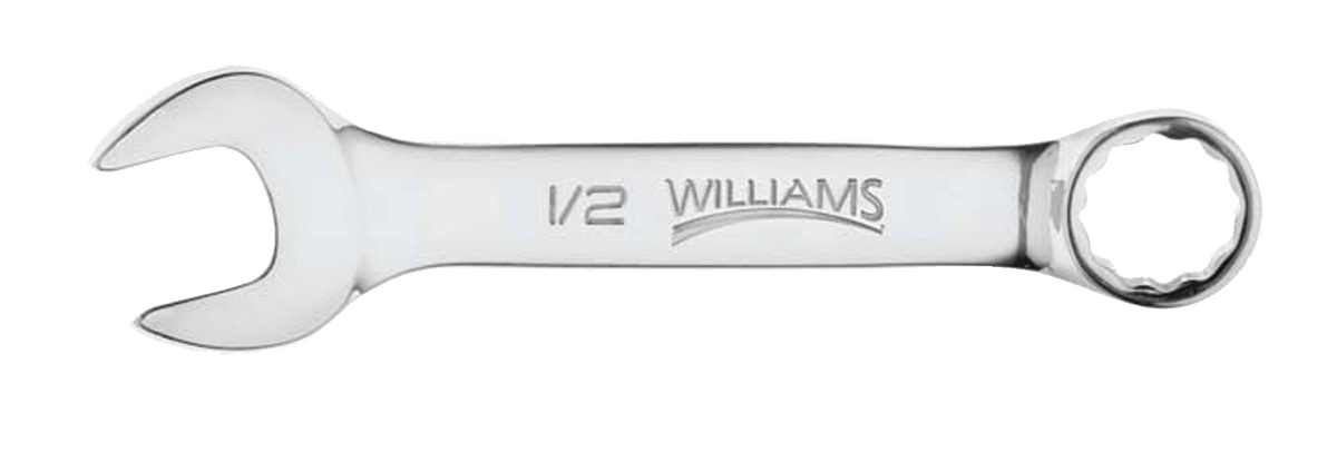 Williams JHW11322 | High Polish Chrome Finish 11/16 Combination Wrench 12 Point
