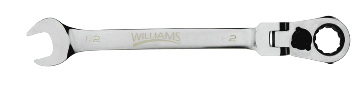 Williams JHW1212RCF | 3/8 Flex Head Reversible Ratcheting Combination Wrench 12 Point