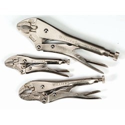 Williams JHW23072 | Curved Jaw Locking Pliers with Cutter Set, 3 Pieces
