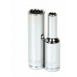 Williams JHW31428 | 3/8 Drive Deep Socket, 12 Point, 7/8