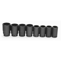 Williams JHW33932 | 3/4 Drive Deep Socket Set, 6 Point, Metric, 15 Pieces