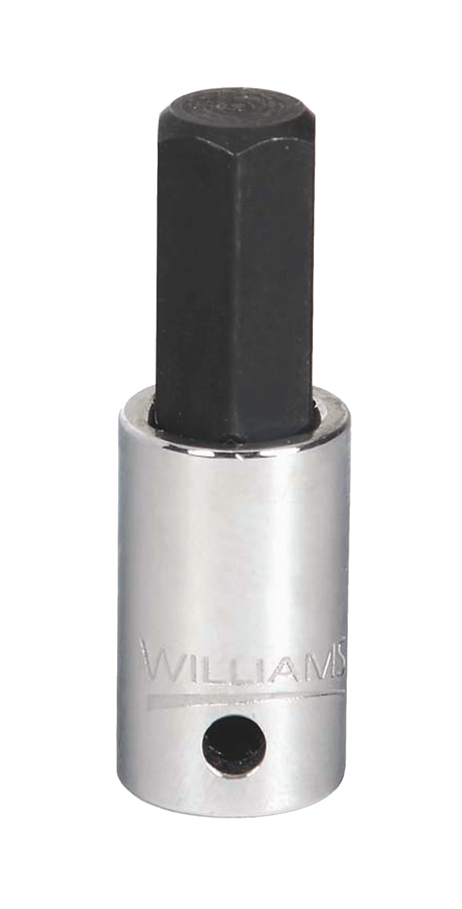 Williams JHW35074-TH | 1/4 Drive Standard Length Hex Bit Socket, Metric, 7 mm with 4 Hole Solution