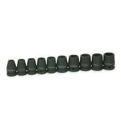 Williams JHW37910 | 1/2" Drive Universal 6 Point Impact Socket Set, 10 Pieces