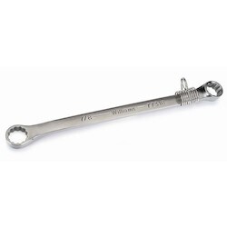 Williams JHW7029B-TH | Double Head 10° Offset Box End Wrench, 11/16 × 3/4 with Safety Coil