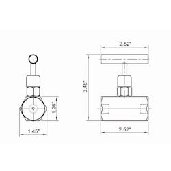 Williams JHW8V38N | Shut-Off Valve With 3/8 F Port