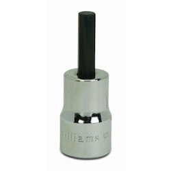 Williams JHWBA-3A | 3/8 Drive Hex Bit Socket, High Polished Chrome Finish, 3/32