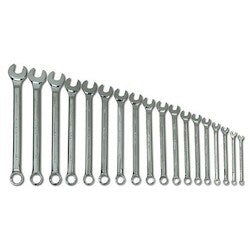Williams JHWMWS-18A | Supercombo High Polish Chrome Black Combination Wrench Set, 18 Piece, 7 mm - 24 mm