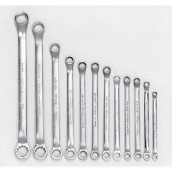 Williams JHWMWS-BWM12 | Double Head 10° Offset Box End Wrenches, 12 Piece Set
