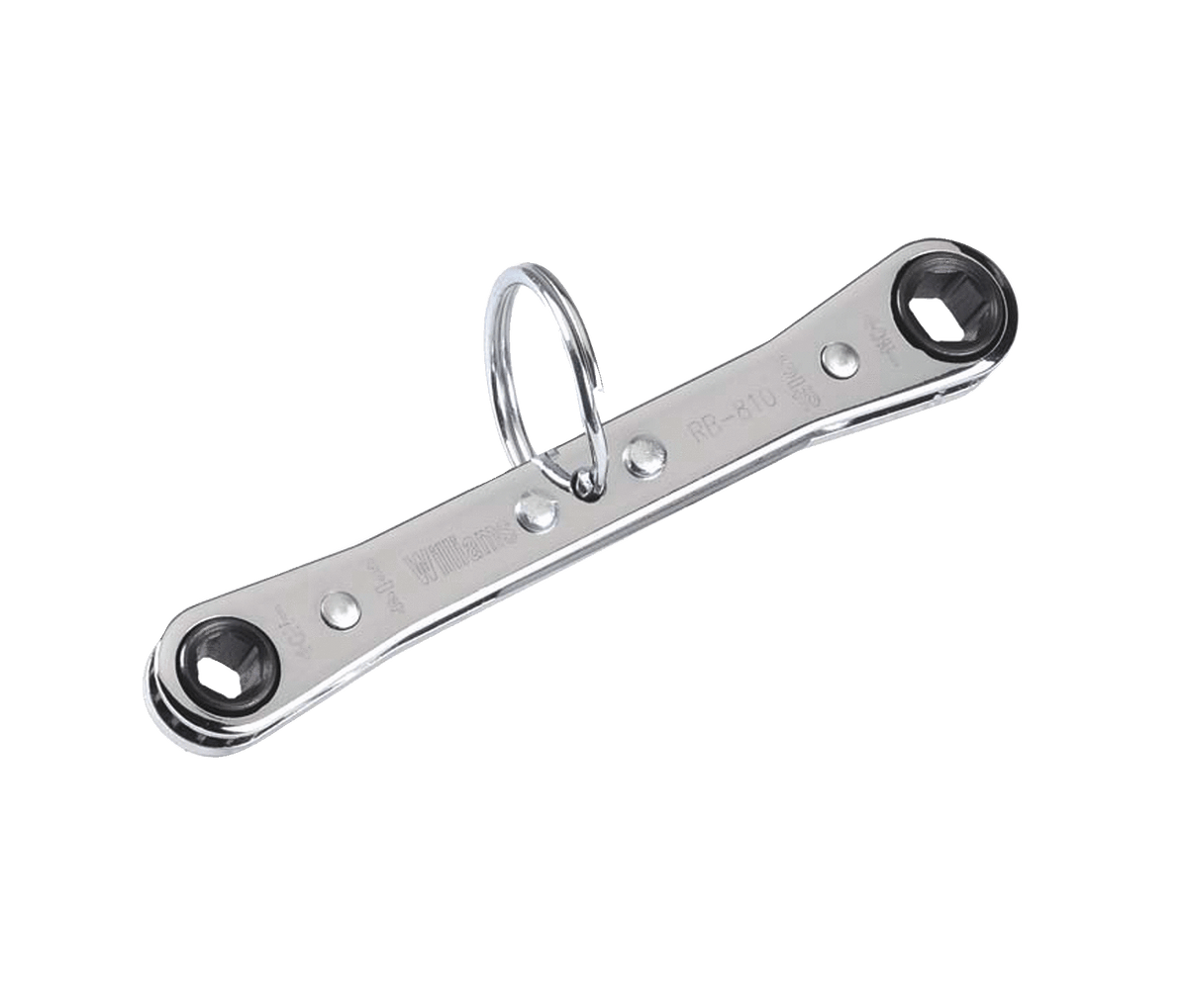 Williams JHWRB-810-TH | Ratcheting Box Wrench,6-Point 1/4X5/16 with Safety Ring