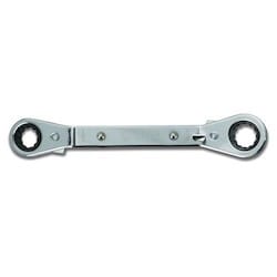 Williams JHWRBO-2630 | Double Head 25 Degree Reversible Offestcheting Offset Box Wrench, 12 Point, 13/16 X 15/16