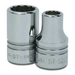 Williams JHWST-1238 | 1/2 Drive Shallow Socket, 12 Point, 1-3/16