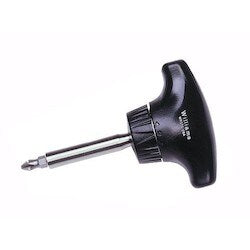 Williams JHWWRST1 | "T" Handle Ratcheting Screwdriver, Stubby 2"