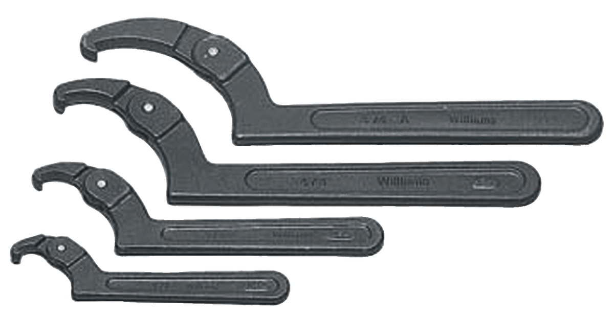 Williams JHW471 | Adjustable Hook Spanner Wrench , 3/4 To 2