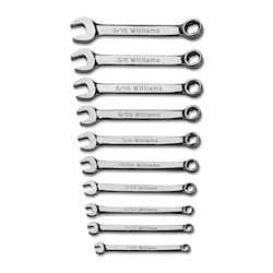 Williams JHWWS-MID10 | 10 Piece Miniature Combination Wrench Set