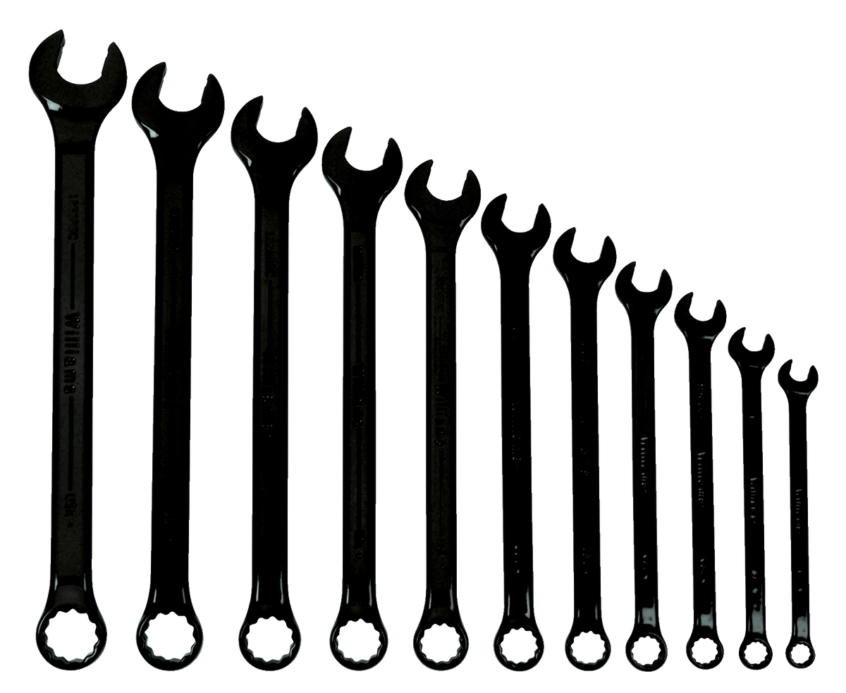 Williams JHWWS1171BSC | Supercombo Black Combination Wrench Set, Black, 11 Piece