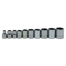 Williams JHWWSB-10HRC | 3/8 Drive Shallow Socket Set, 6 Point, 10 Pieces
