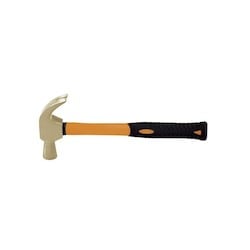 Williams NS508-500-FB | Non-Sparking Claw Hammer Aluminum Bronze 18 ozs. Fiberglass Handle