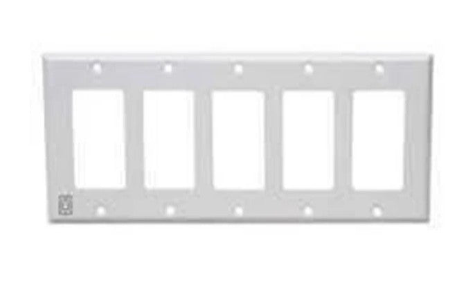 Space Age Electronics IGP5W | IGP Plate 5 Gang, White