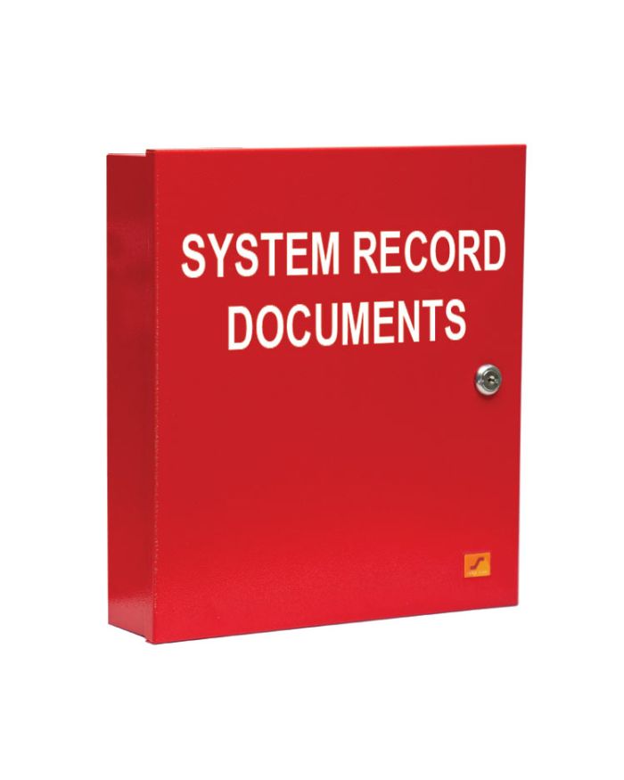 Space Age Electronics SSU00689 | System Record Documents Box, Red
