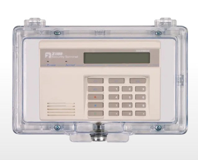 Specified Technologies STI-6560 | Widebody Keypad Protector with Key Lock - Clear