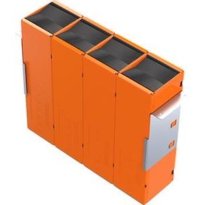 Specified Technologies STI EZD444MBS2 | Single Bank, Painted Orange, Steel, Galvanized