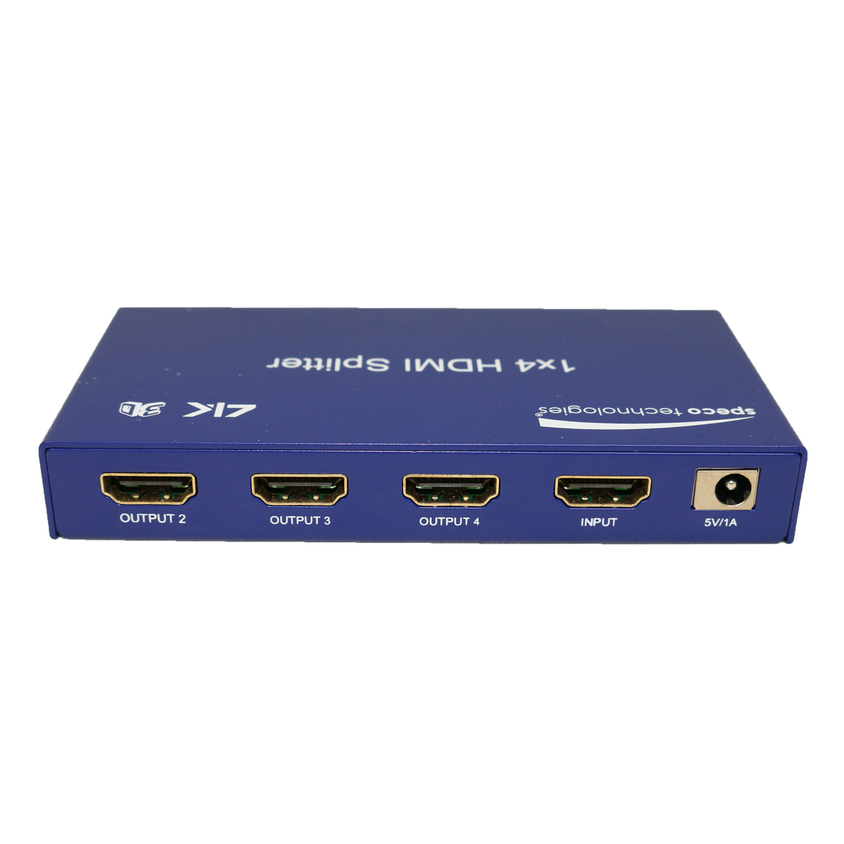 Speco Technologies HD4SPL2 | HDMI 1 to 4 Splitter- Res up to 4K