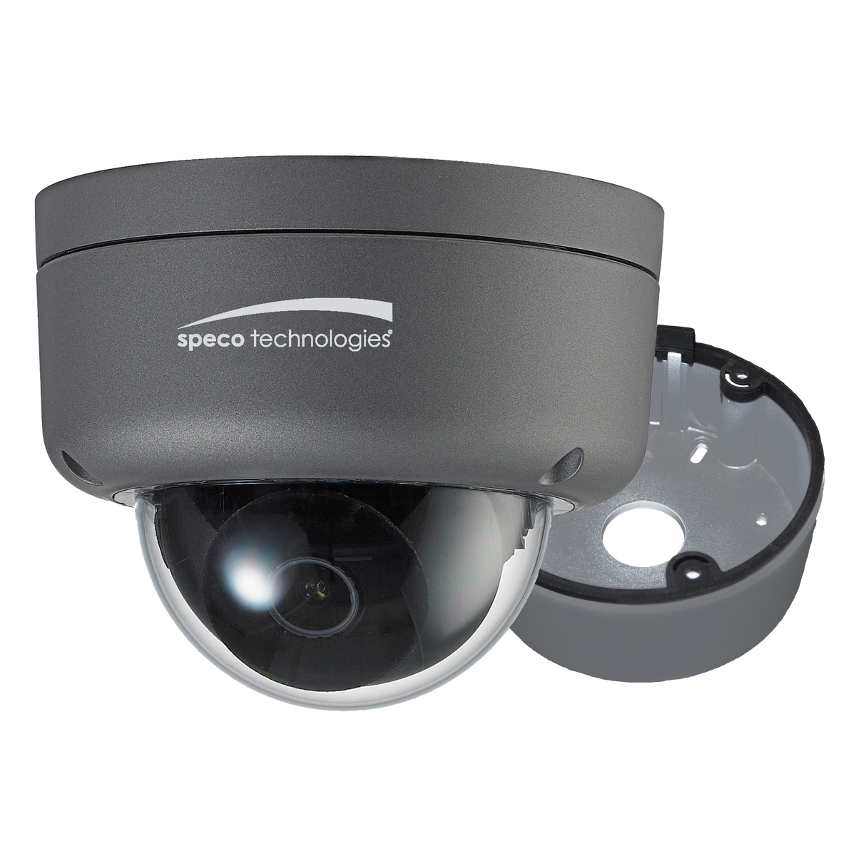Speco Technologies HID8 | 2MP Ultra Intensifier HD-TVI Dome Camera, Included Junction Box, TAA Compliant